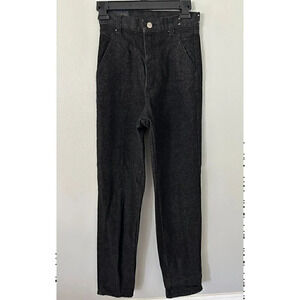 Panhandle Slim Vintage Western Black Denim Jeans Women's Size 3/4 USA Bareback